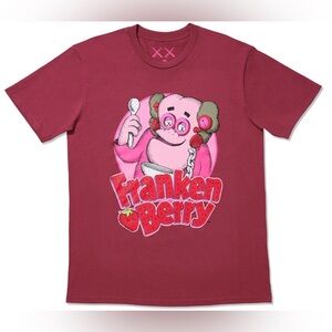 KAWS x Monsters Franken Berry T-shirt New in Plastic never opened size XL
